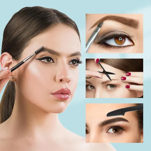 Kit De Pinzas Para Cejas 7 Piezas Sweet View Acero
