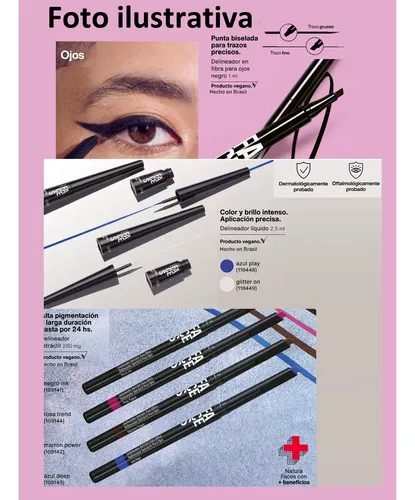 Delineador Retractil Para Ojos Faces 280mg Natura Vegano