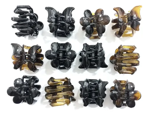 Pack X12 Mini Broches Para El Pelo Hebillas