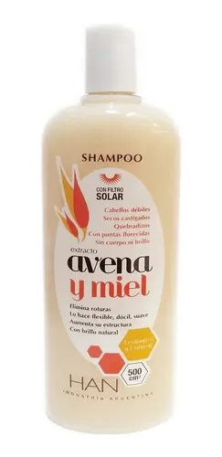 Han Shampoo Acondicionador Baño De Crema Avena Y Miel Apto