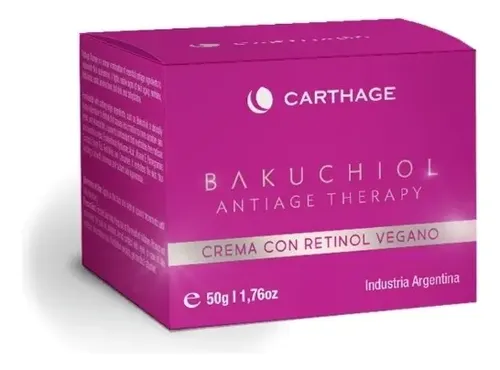 Crema Antiage Therapy Con Retinol Vegano Carthage X50g Momento de aplicación Noche Tipo de piel Todo tipo de piel