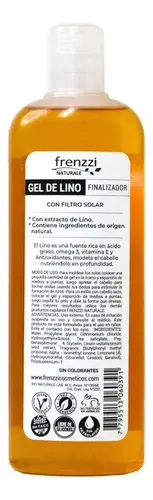 Kit 2 Gel Finalizador Rulos Gel De Lino 350ml Frenzzi