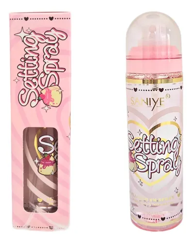 Fijador Maquillaje Hidratante Saniye Setting Spray Pudding