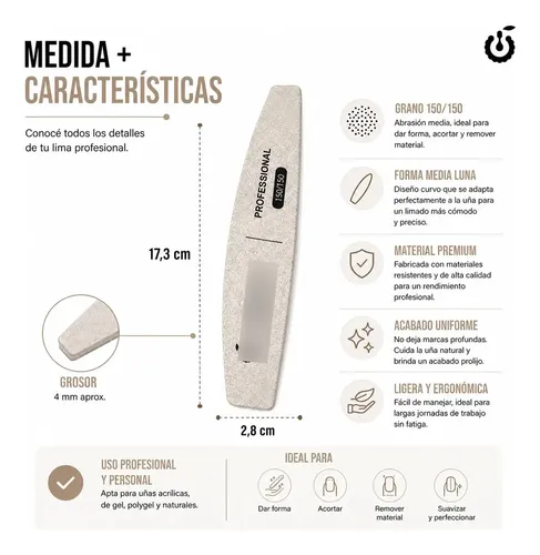 Lima Media Luna Cherimoya Uñas Naturales/esculpidas Variedad