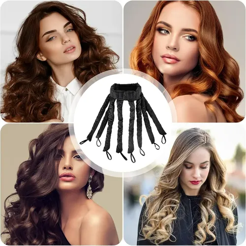 Curly Ondas Para Cabello Rizos Sin Calor Pulpo Rizador
