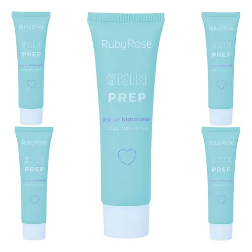 Primer Hidratante Skin Prep Con Ácido Hialurónico Ruby Rose3 Transparente