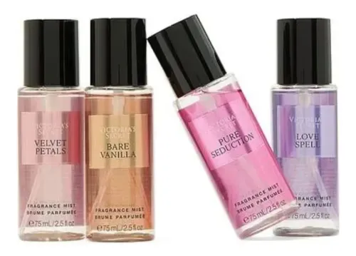 Set Original Victoria’s Secret X 4 Body Splash Mujer Mini
