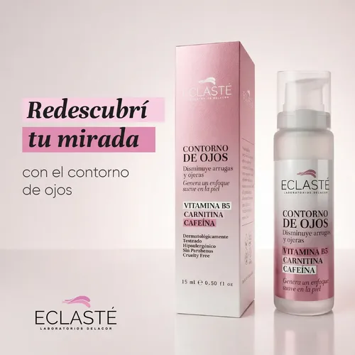 Contorno Ojos Eclasté 15ml Disminuye Bolsas Ojeras Arrugas Todo Tipo De Piel Día/noche