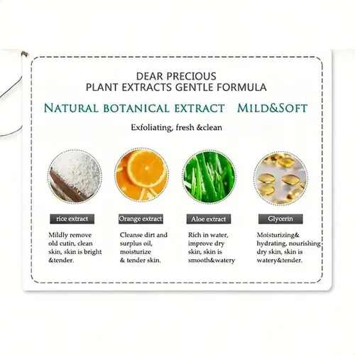 Gel De Limpieza Facial Exfoliante De Arroz Bioaqua 140 G
