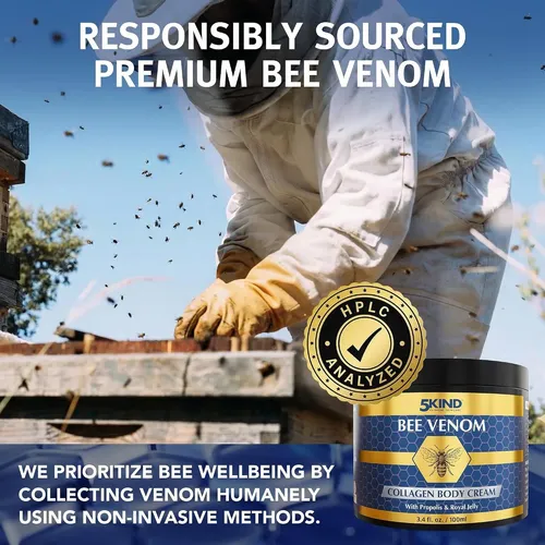 Crema Corporal Antienvejecimiento Con Veneno De Abeja Y