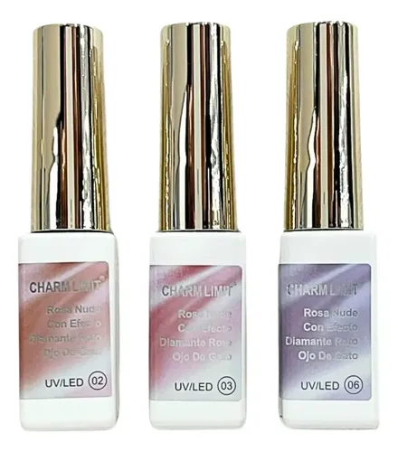 Esmalte Semipermanente Charm Limit Ojo De Gato Rosa Nude 5ml