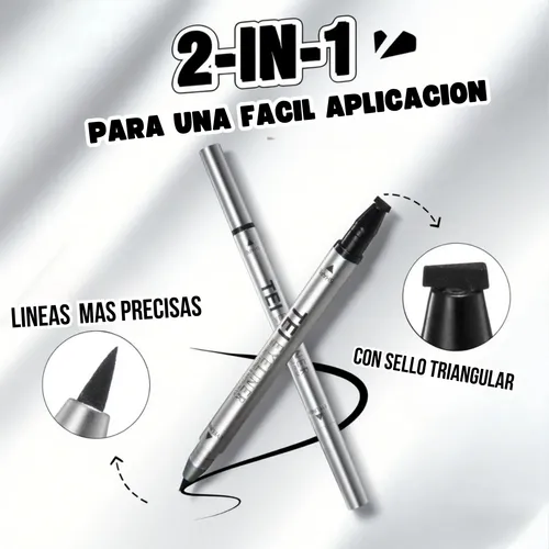 Delineador Líquido 2 In 1 24hs Tei Cosmetica Anmat