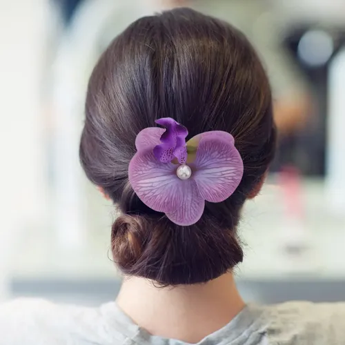 6 Horquillas Artificiales Para El Pelo Con Forma De Mariposa