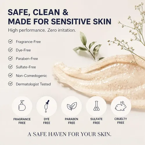 Exfoliating Scrub With Glycolic Acid, Lactic Acid, Sugar &