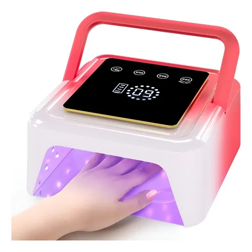 Lámpara De Uñas Uv Led Inalámbrica Meremit 108w Con