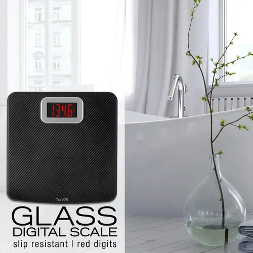 Báscula Digital Taylor De Fibra De Carbono Con Capacidad Par