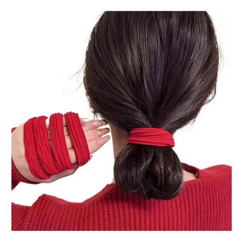 Accesorios Para El Cabello Rojos, Gruesos Y Resistentes