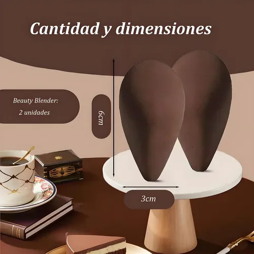 Esponja Para Maquillaje 2 Piezas, Facetas Beauty Blender