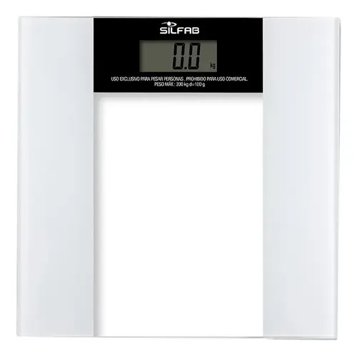 Balanza Digital Silfab Be214 Hasta 200kg Vidrio Templado