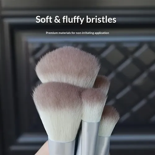 Set De Brochas De Maquillaje, Juego De Cinco Piezas, Brocha