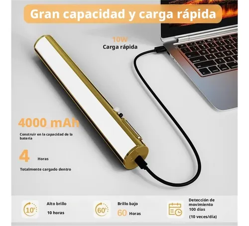 Luz Led Táctil For Espejo Con Sensor De Movimiento