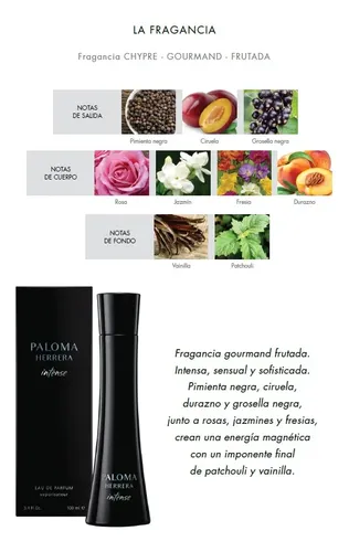 Perfume Mujer Paloma Herrera Intense Eau De Parfum 100ml