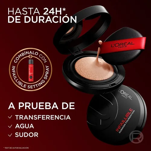 Base Cushion Loreal Paris Infaillible 24h Air Wear