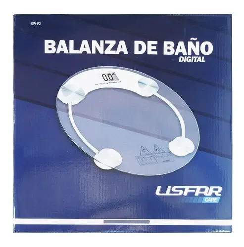 Balanza Lisfar Vidrio Templado Ow-p2 Color Transparente