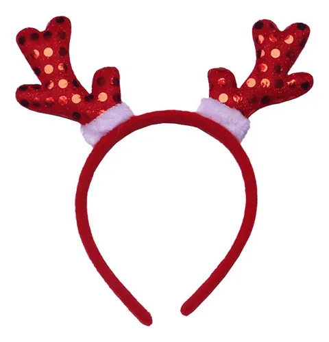 4 Diademas Navideñas Para El Pelo, Accesorio Para Fotomatón