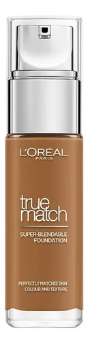 Base de maquillaje líquida L’Oréal Paris True Match Super-Bendable Base De Maquillaje True Match Super Blendable L’ Oréal Paris tono miel 6n – 30mL 30g
