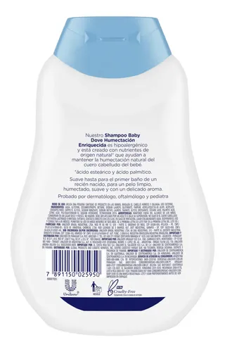 Baby Dove Humectación Enriquecida Shampoo Botella De 400 Ml