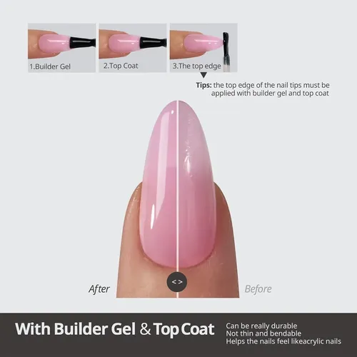 Uñas Postizas Btartboxnails Xcoattips Bare 5 Shades Nude