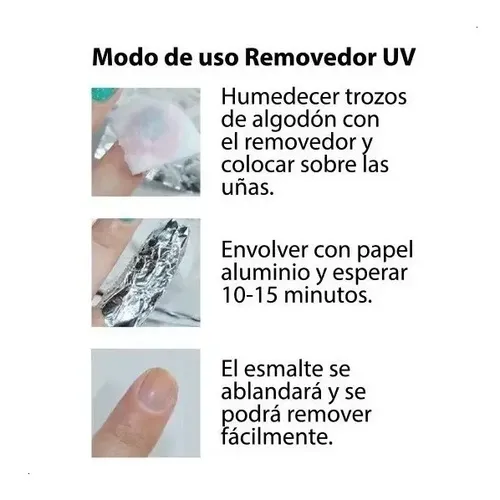 Removedor Uv Xúlu Semipermanente/uñas Esculpidas X 500ml