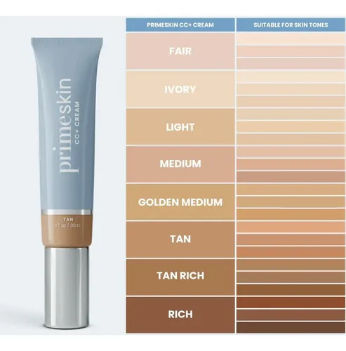 Base Cc+ Primeskin Para Piel Madura Tan