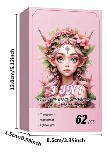 Parche De Estiramiento Facial Tipo Melón En Forma De V, 62 P