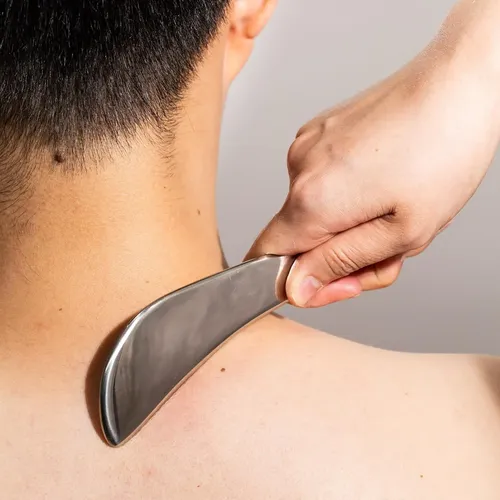 Herramienta Gua Sha Acero Inoxidable Para Masajes
