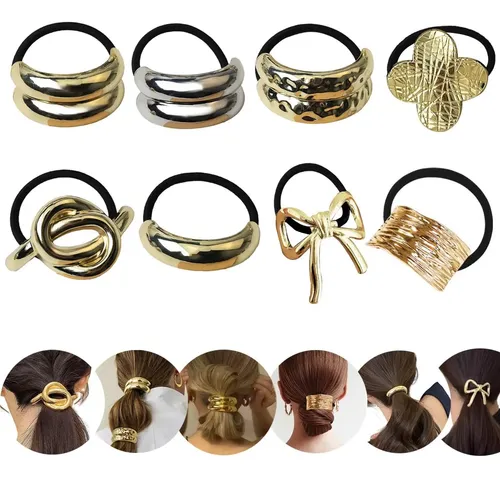 8 Piezas De Pinzas De Metal Para Cabello, Collar De Pelo