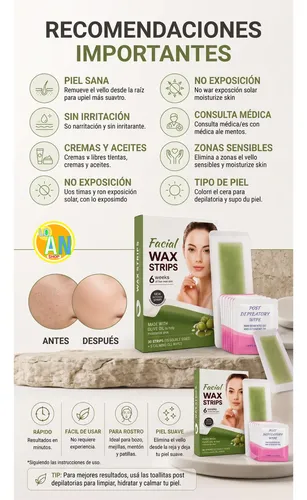 Bandas X30 Depilacion Facial +3 Mascarilla Puntos Negros Kit