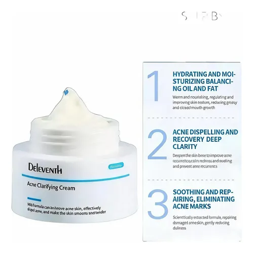 Crema Facial Deleventh Antiacné 30 G Día/noche/adolescentes