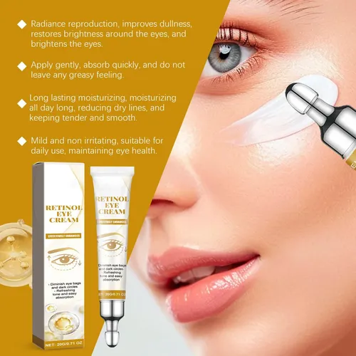 Crema De Ojos De Calidad, Aceite Reduce Las Bolsas, Crema Pa