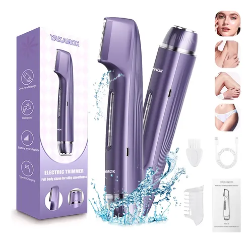 W Depiladora Eléctrica 2 En 1 Para Mujer, Resistente Al M