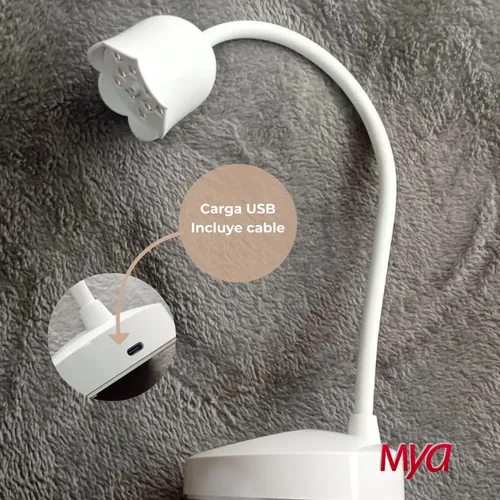 Cabina Para Uñas Flor 2 Uv Led 20w Paris Night Inalámbrica