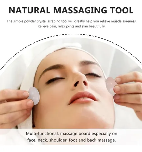 2 Herramientas De Masaje En Forma De Hongo Gua Sha