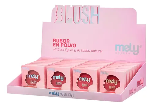Rubor En Polvo Mely Beauty Blush Compacto Blossom