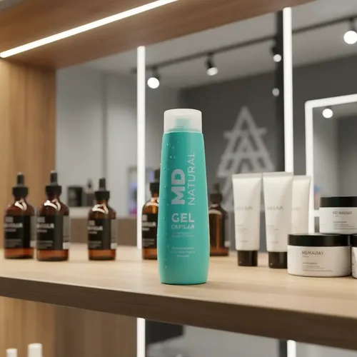 Gel Md Natural Gel Para Rulos Anti Frizz Apto Método Curly