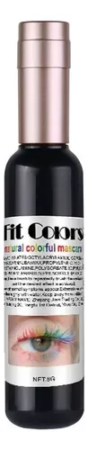 Máscara De Pestañas Fit Colors Color Vino, Largo Y Volumen