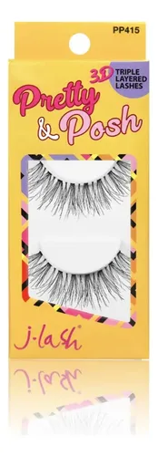 Pestañas Postizas J-Lash Pretty & Posh de Mink Sintético Curva C