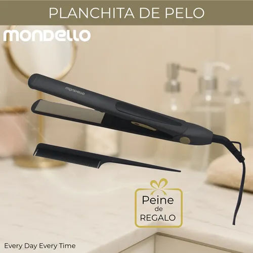 Planchita Pelo Cabello Placas Cerámica Rápido Calentamiento