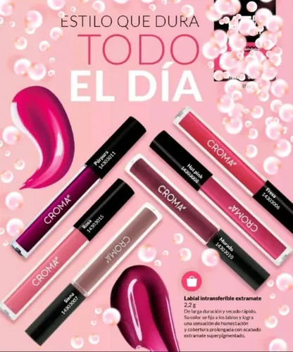 Labial Líquido Bagues Larga Duración Intrasferibles