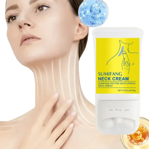Crema De Cuello Roll-on: Péptidos, Hidratante, Reafirma Y Su